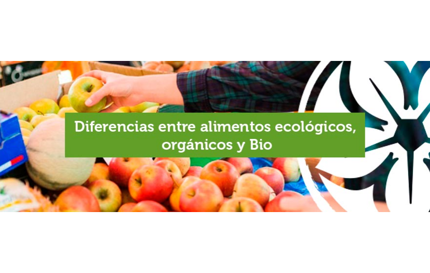 Diferencias entre alimentos ecológicos, orgánicos y Bio